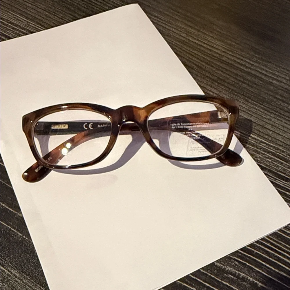 J. Crew Brown Tortoise Eyeglasses - Picture 6 of 7